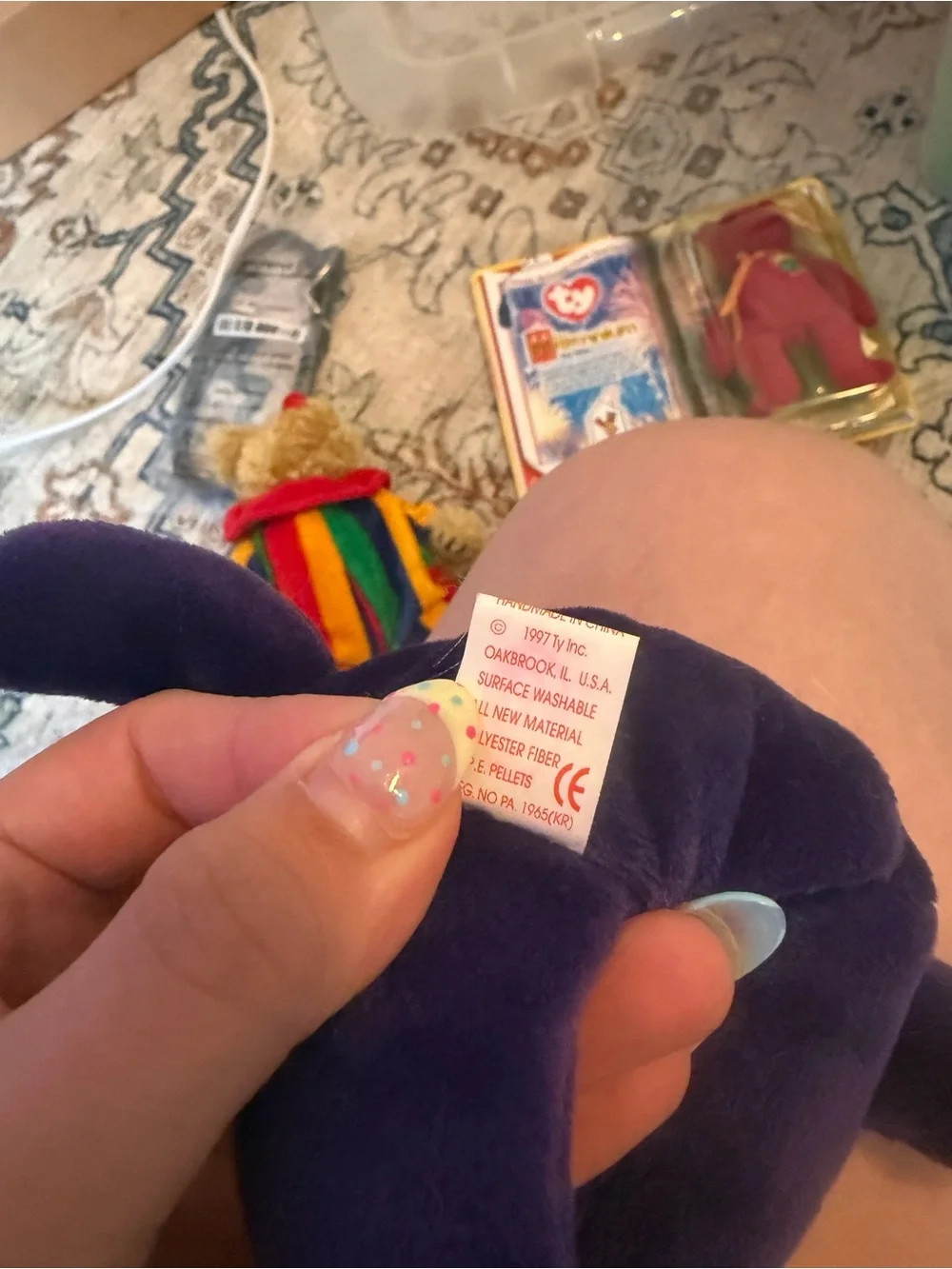 Extremely rare Princess Diana TY Beanie Baby First Edition Rare Original 1997